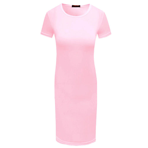 Slim Fit Short Sleeve Dress