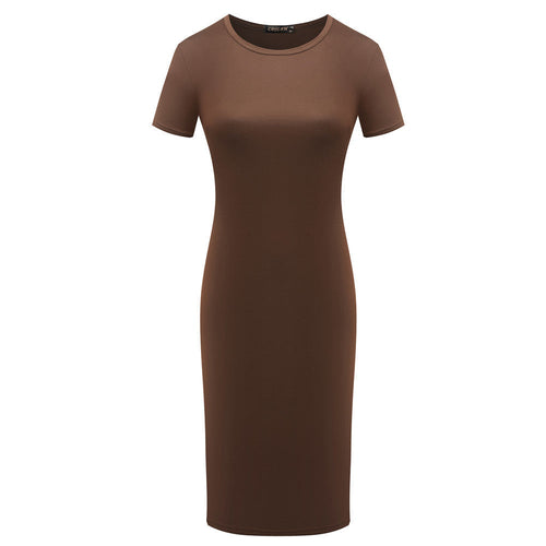 Slim Fit Short Sleeve Dress