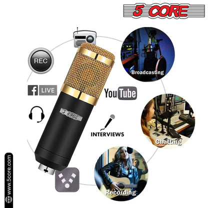xyz5Core Recording Microphone Podcast Bundle Professional Condenser