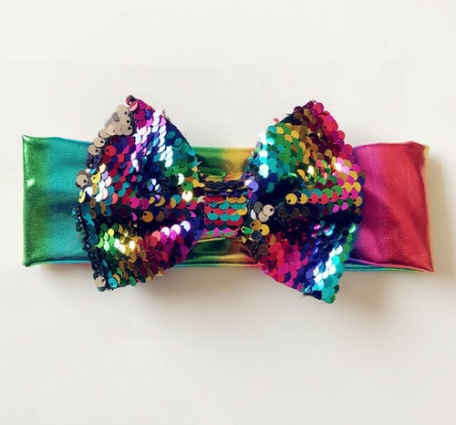 1pcs Baby Sequins Bling Headband Babies KIDS