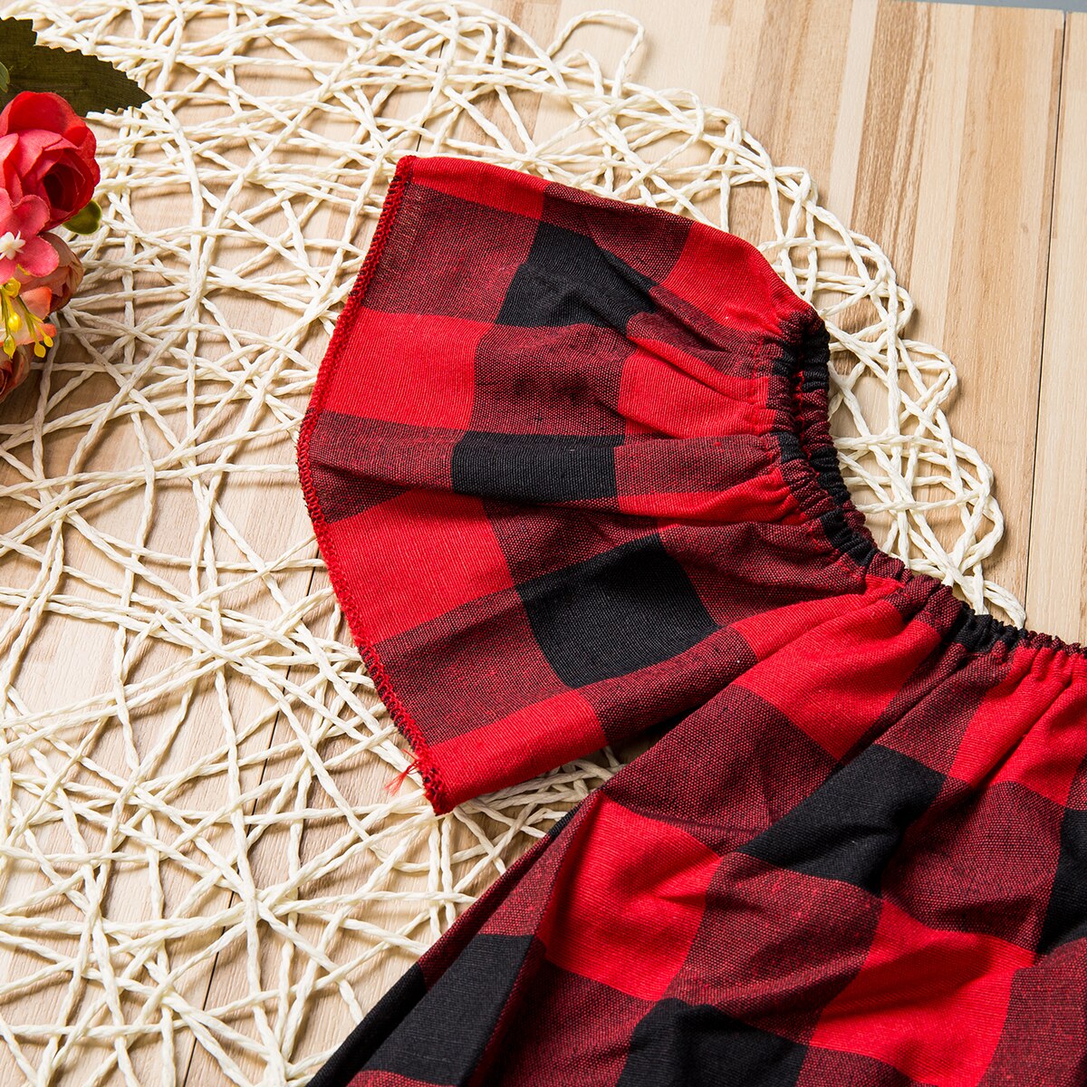 2 7T Baby Kids Girl Plaids Outfit Sets  Babies