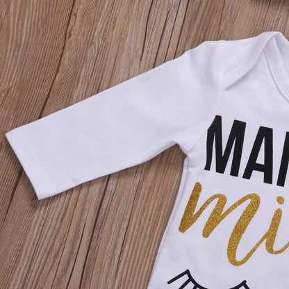 2017 Babies Letters Mama's Mini Eyelash Clothing