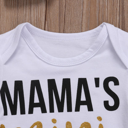 2017 Babies Letters Mama's Mini Eyelash Clothing