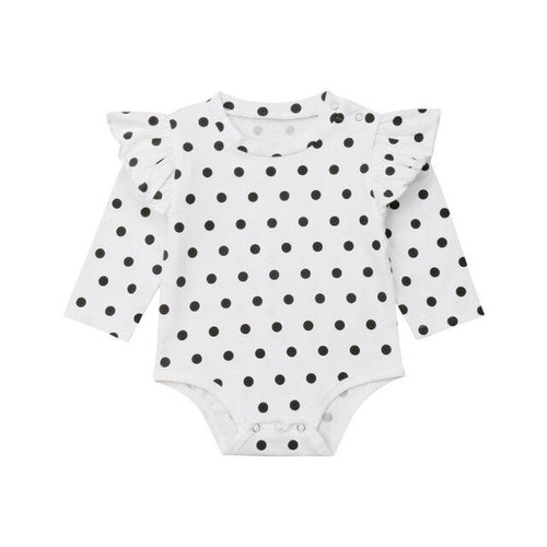 2018 Babies Cotton Clothes Newborn Baby Girl Polka