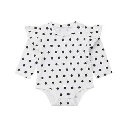 2018 Babies Cotton Clothes Newborn Baby Girl Polka
