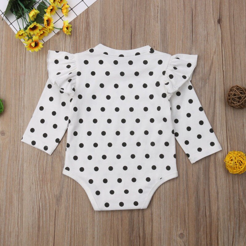 2018 Babies Cotton Clothes Newborn Baby Girl Polka
