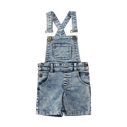 2018 Baby Kids Girls Denim Romper Babies Boys