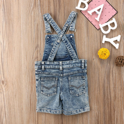 2018 Baby Kids Girls Denim Romper Babies Boys