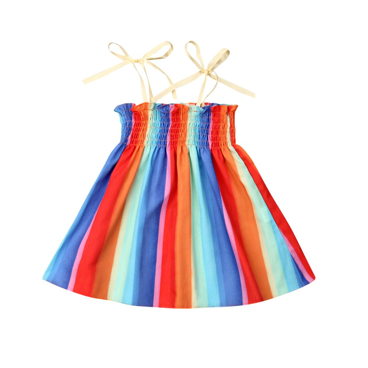 2019 Toddler Baby Kids Girls Stripes Dress Babies