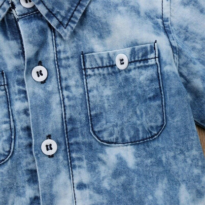 2020 Baby Denim Bodysuit Newborn Toddler Babies