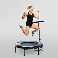 Soozier 40 Inch Mini Exercise Trampoline Indoor Fitness Rebounder w/