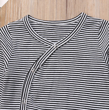 2PCS Baby Boys Stripe Clothes Outfits Babies