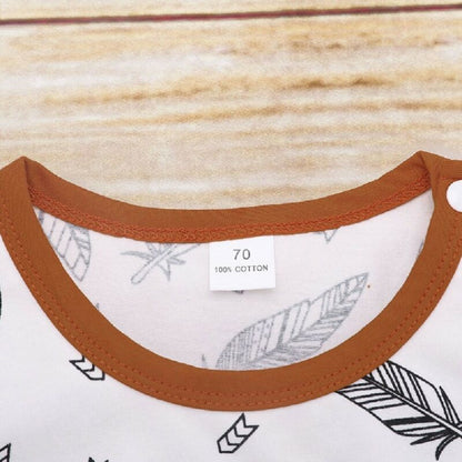 2Pcs Babies Long Sleeve One piece Romper Clothes