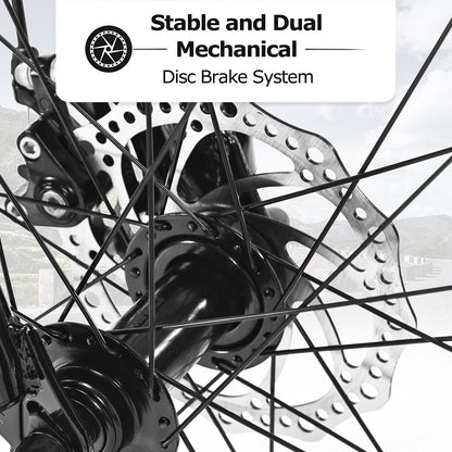 TerraForce™ City-Cruizer – 26" Fat Tire Mountain Bike (21-Speed, Full