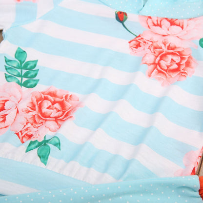 3 Pcs Babies Long Sleeve Hooded Clothing Set