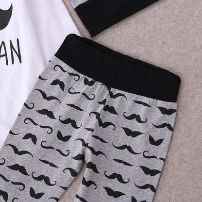 3 pcs Newborn Babies Boy Moustache Little Man