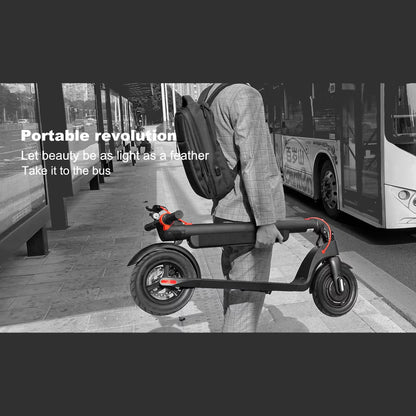 CruzaVolt™ Urban X1 – 350W Electric Folding Scooter (LED Display, Rear