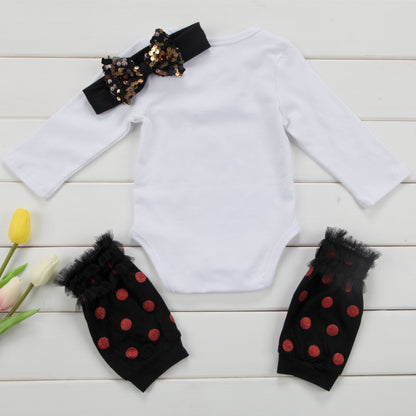 3PCS 2017 Newborn Baby Girls Outfit Clothes Babies