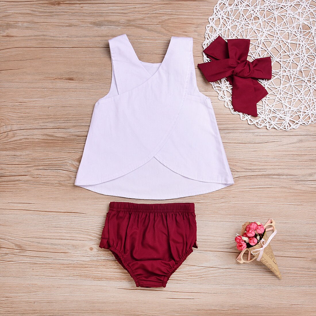 3PCS Newborn Toddler Babies Clothing Set  kids