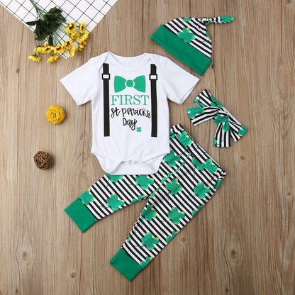 3Pcs Baby Boys Girls Clothes Sets Newborn Babies