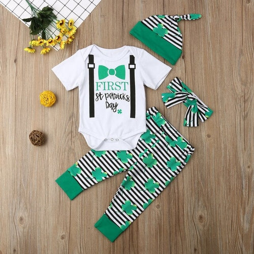 3Pcs Baby Boys Girls Clothes Sets Newborn Babies