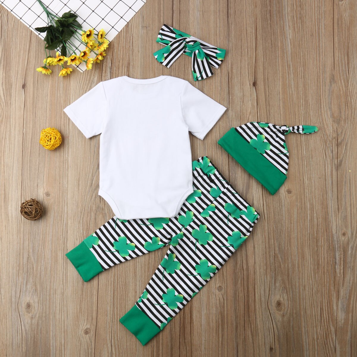 3Pcs Baby Boys Girls Clothes Sets Newborn Babies