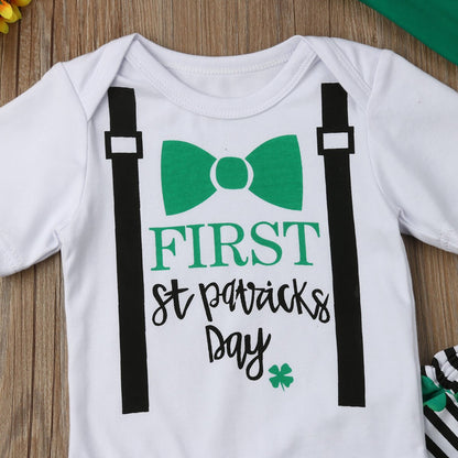 3Pcs Baby Boys Girls Clothes Sets Newborn Babies