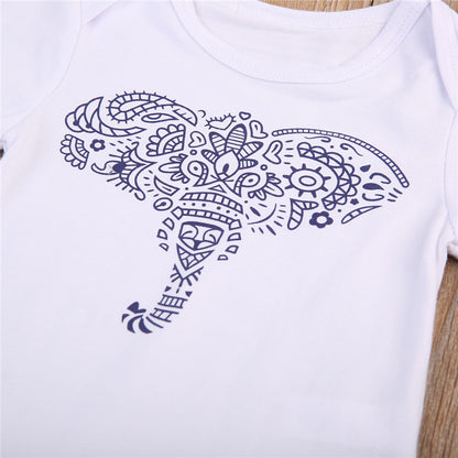 3pcs Baby Bodysuit Sets Newborn Infant Babies Boy