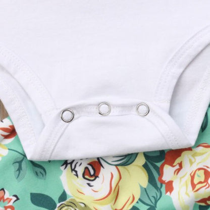 3pcs Baby Clothes Sets Newborn Infant Babies Girl