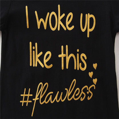 3pcs Kid NewBorn Baby Girl Infant Kid Set Babies T