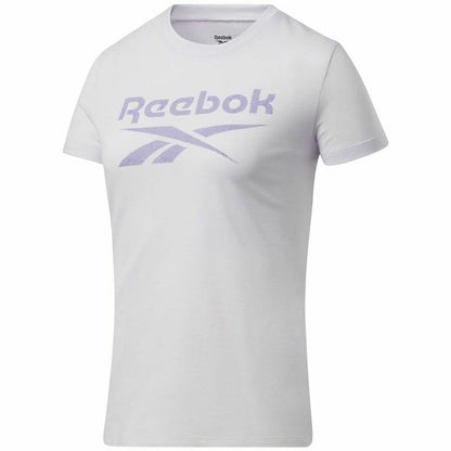 Women’s Short Sleeve T-Shirt Reebok Workout Ready Supremium Purple