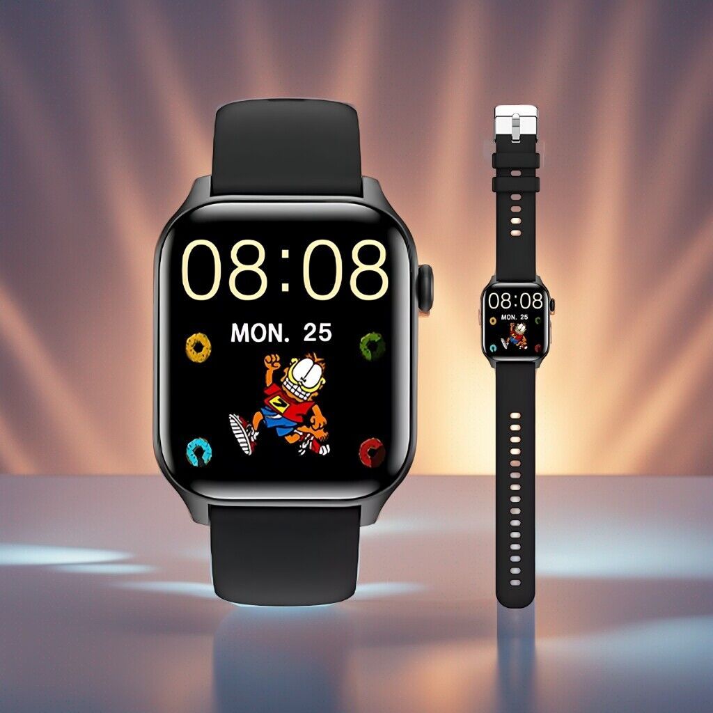 Smart Watch Fitness Tracker Heart Rate For Android Waterproof