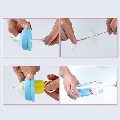 5 Piece Set Sponge 360 Degrees Nylon Pacifier