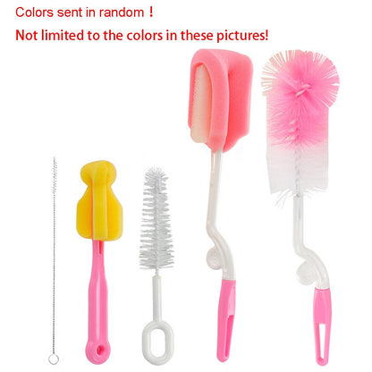 5 Piece Set Sponge 360 Degrees Nylon Pacifier