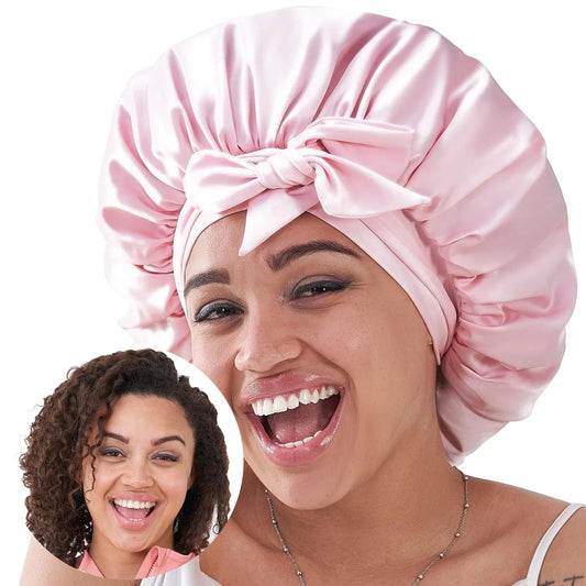 Silk Bonnet For Sleeping Women For Sleeping For Wavy Curly Natural