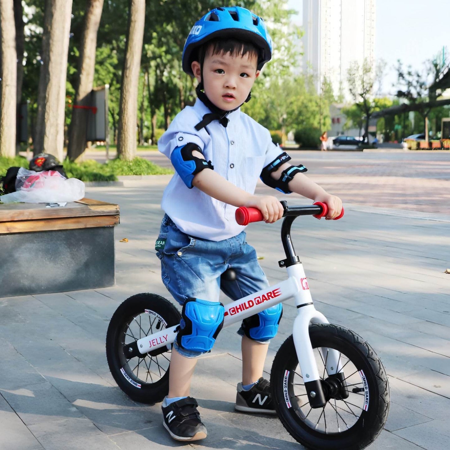Children's Roller Skating Protective Gear Set Bicycle Riding Knee Pad