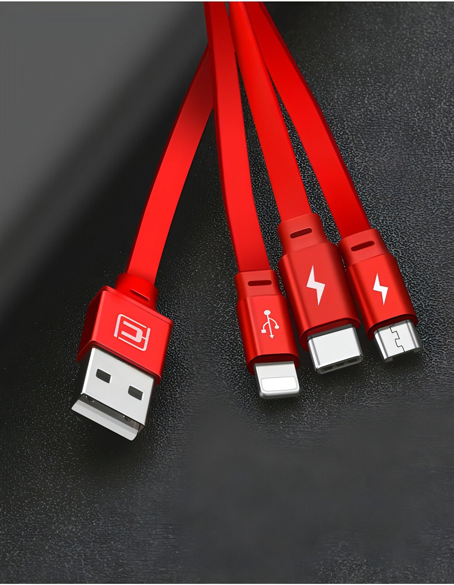 TriFlex™ – Telescopic 3-in-1 Charging Cable