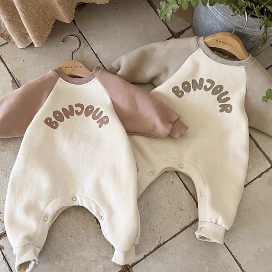 BonjourNest™ – Casual Long Sleeve Romper for Babies