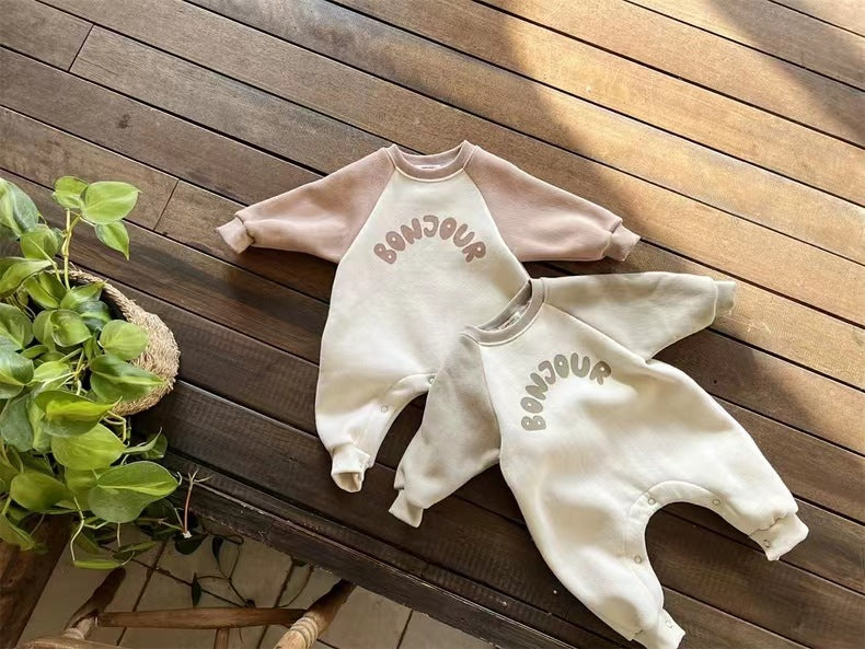 BonjourNest™ – Casual Long Sleeve Romper for Babies
