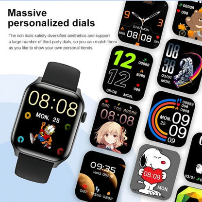 Smart Watch Fitness Tracker Heart Rate For Android Waterproof