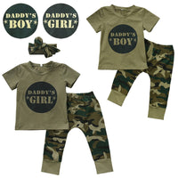 Babies 2 pcs Camo  Clothing Set Newborn Toddler