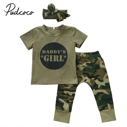 Babies 2 pcs Camo  Clothing Set Newborn Toddler