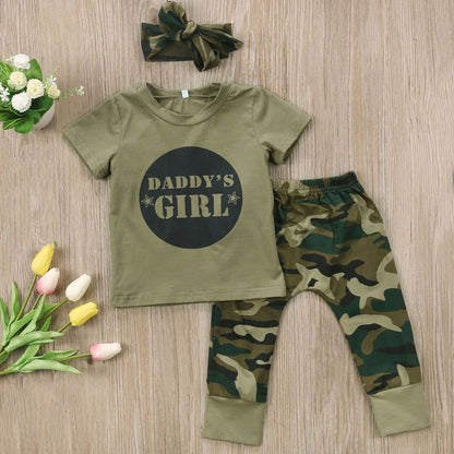 Babies 2 pcs Camo  Clothing Set Newborn Toddler