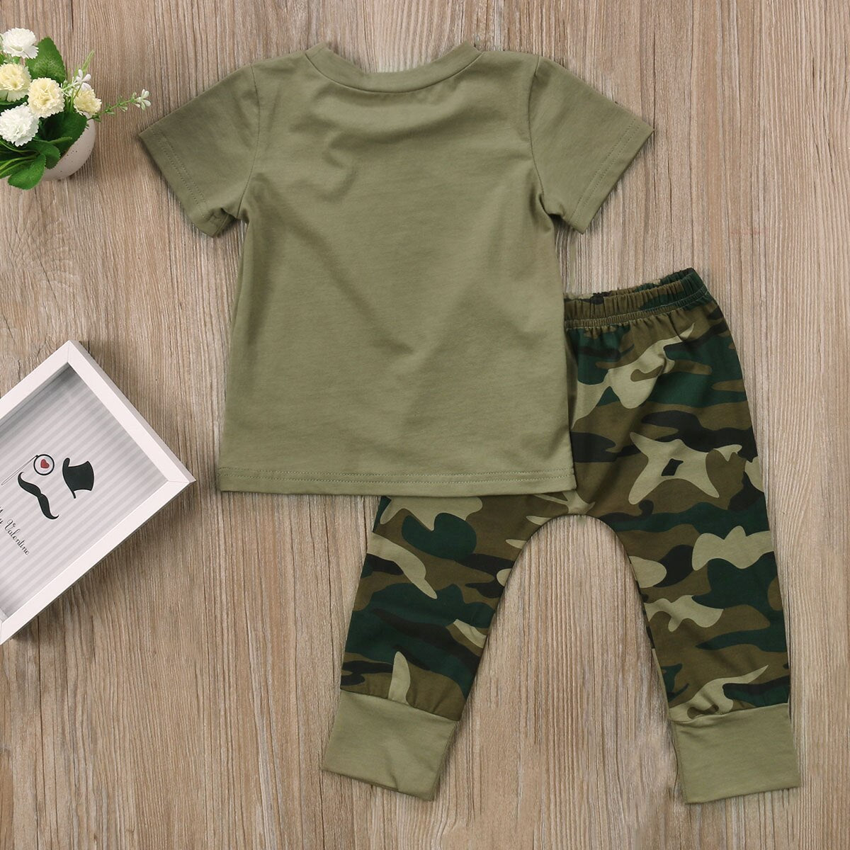 Babies 2 pcs Camo  Clothing Set Newborn Toddler
