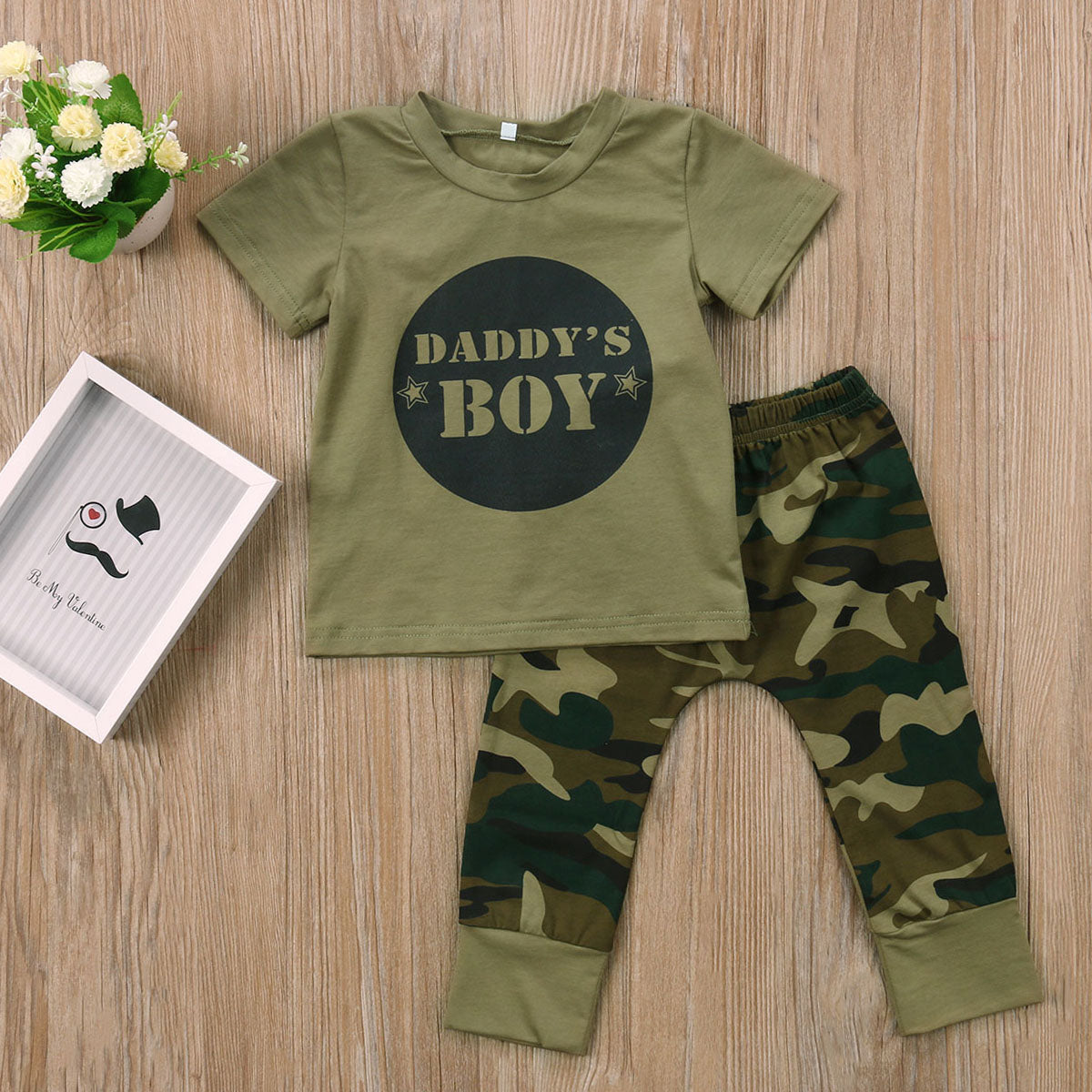 Babies 2 pcs Camo  Clothing Set Newborn Toddler