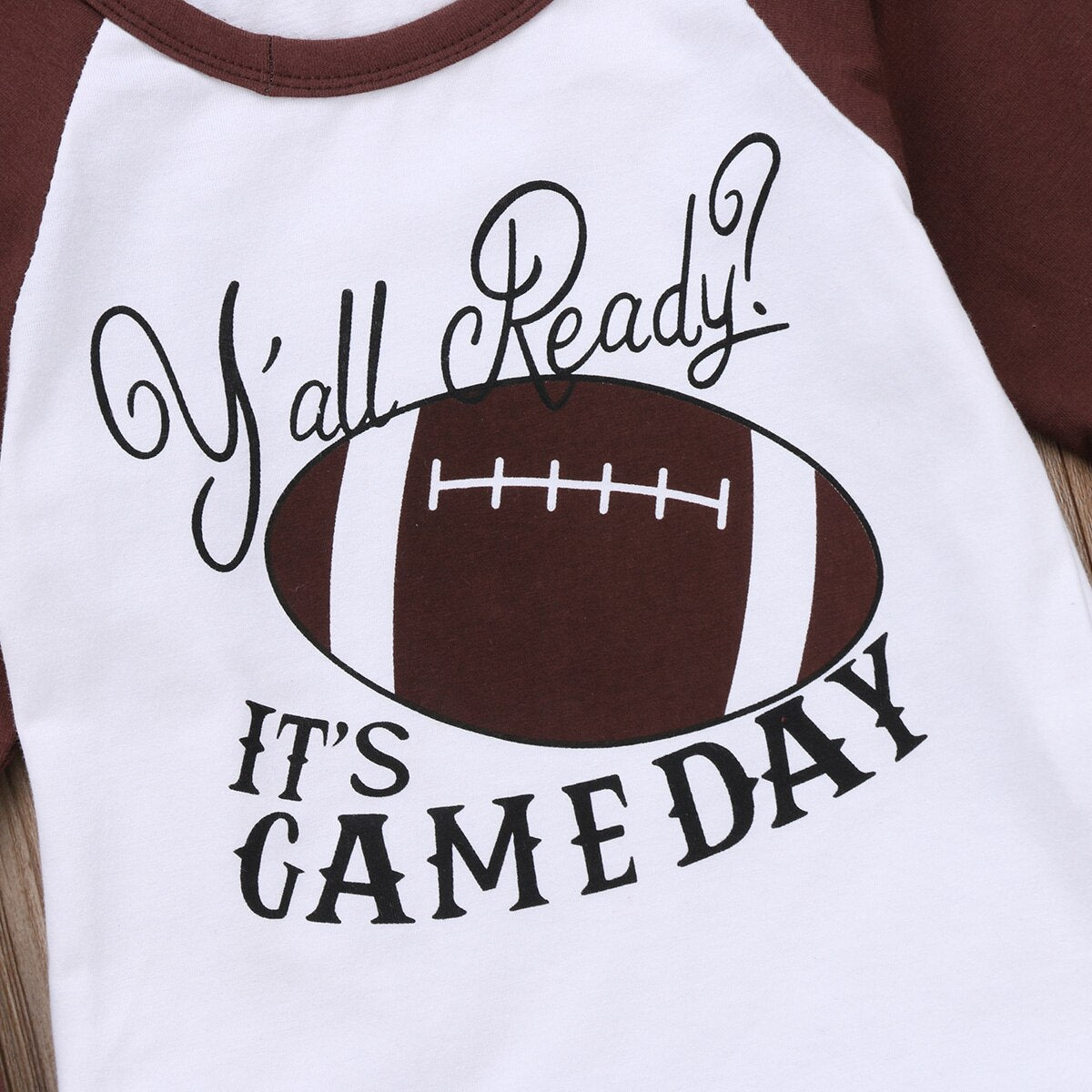 Babies 2pcs Football Printing Clothing Set Outfits