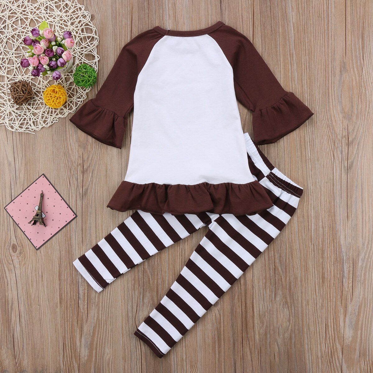 Babies 2pcs Football Printing Clothing Set Outfits
