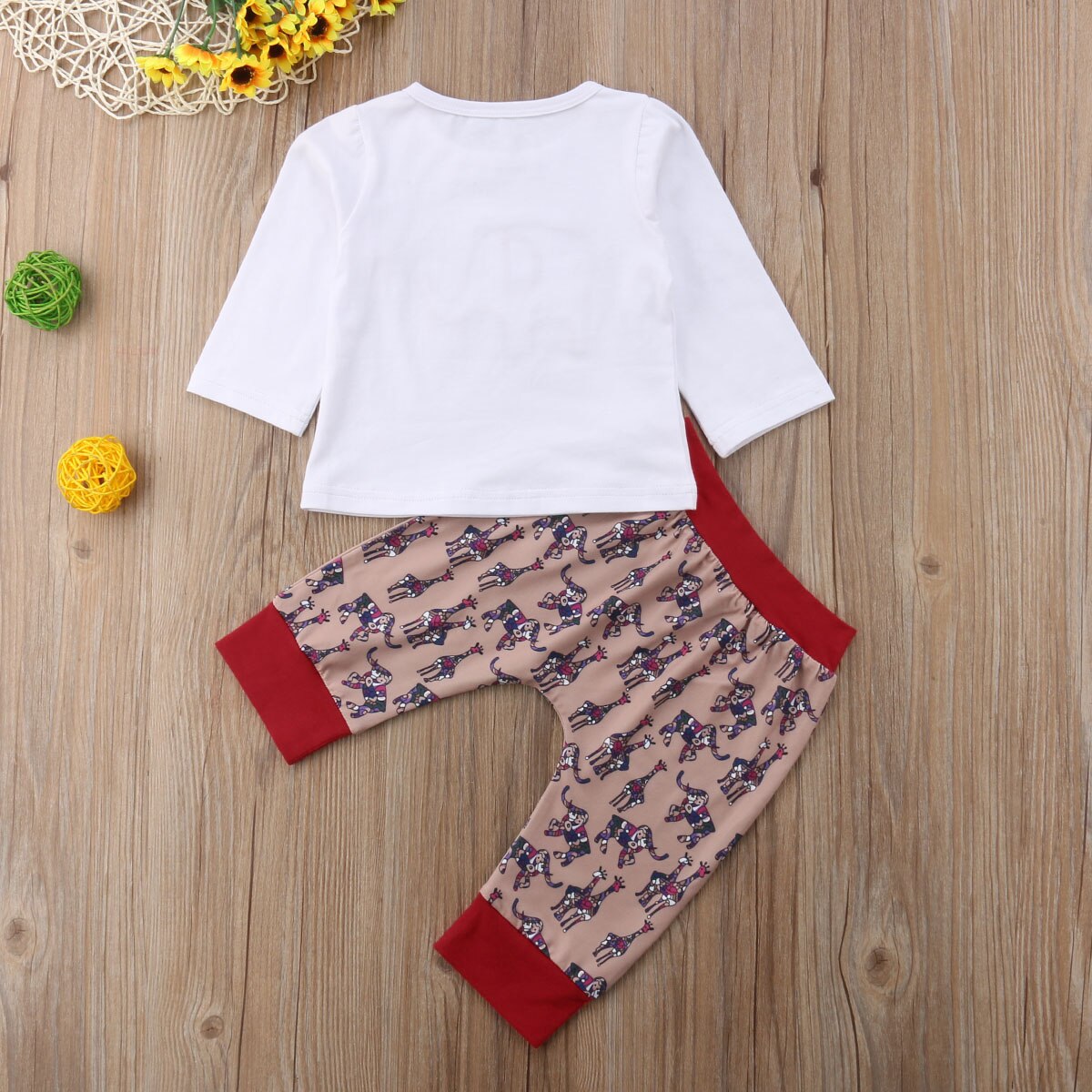 Babies Cartoon Animal Printing Clothes Outfits