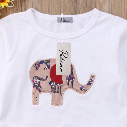 Babies Cartoon Animal Printing Clothes Outfits