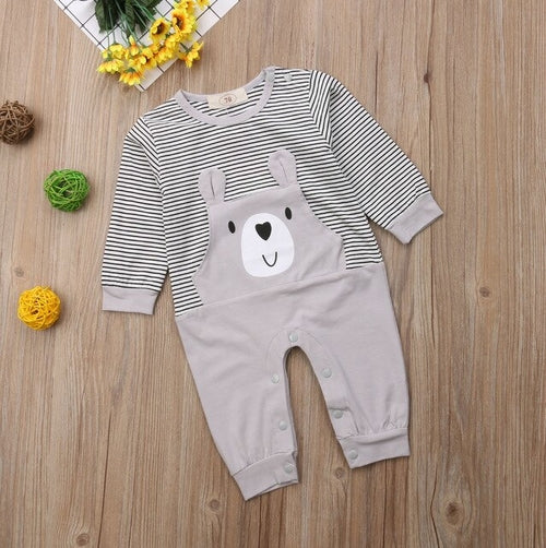 Babies Cartoon Romper Clothes Baby Boy Girl Bear
